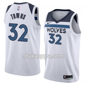 Minnesota Timberwolves Karl-Anthony Towns 32 Nike 2017-18 Valkoinen Pelipaidat Swingman - Miesten